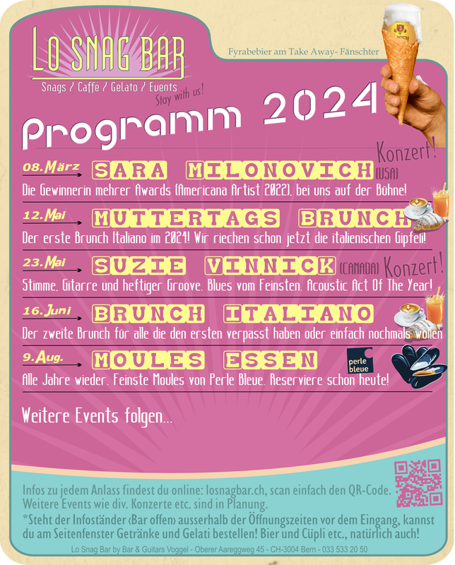 Programm 2024 Lo Snag Bar